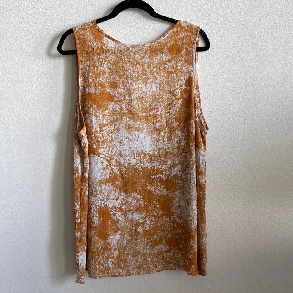 Fletch & Co Mustard Mineral Wash Tank NWT Sz L - Picture 7 of 7